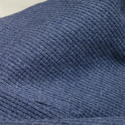 DAMON BLUE WAFFLE KNITTED POLO T-SHIRT for MEN- Old Money Textured Waffle Knitted Polo T-shirts 2025