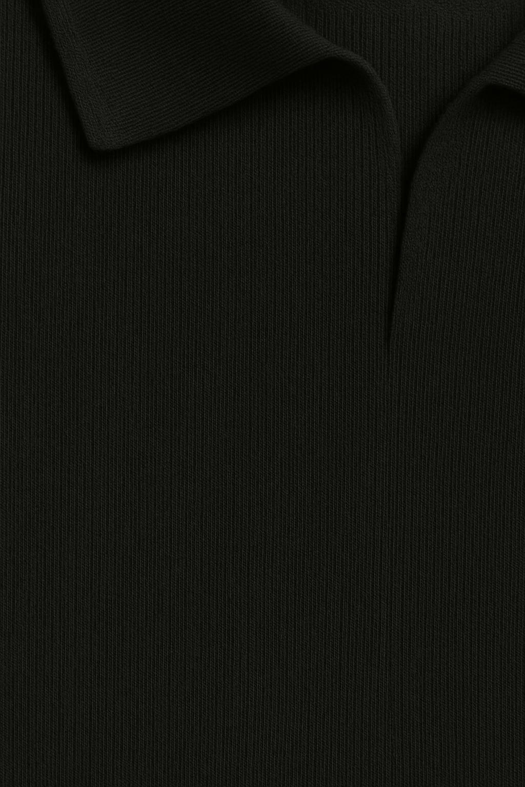 Black Waffle knitted Polo — The Old Money Summer Essential