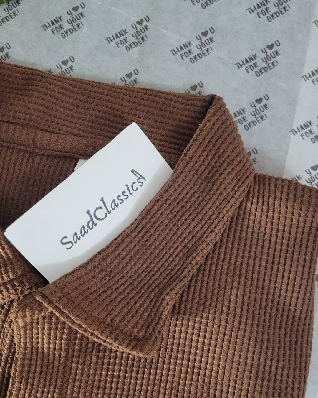 Brown Waffle Polo — Limited Drop, Never Restocked