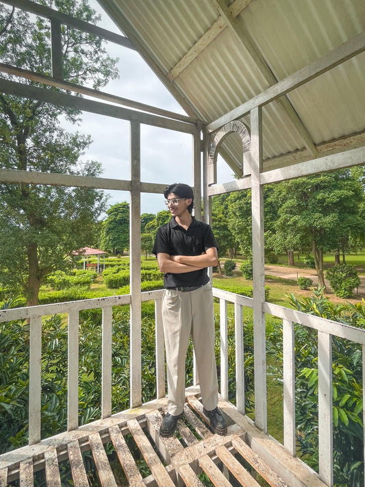 Black Waffle knitted Polo — The Old Money Summer Essential